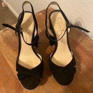 Jessica Simpson Black heels size 7.5